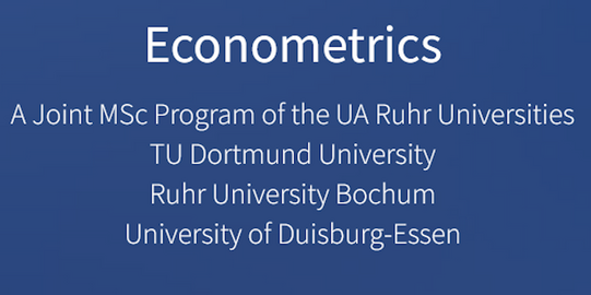 Info text, detailing the UA-Ruhr universities that work together in this study project.